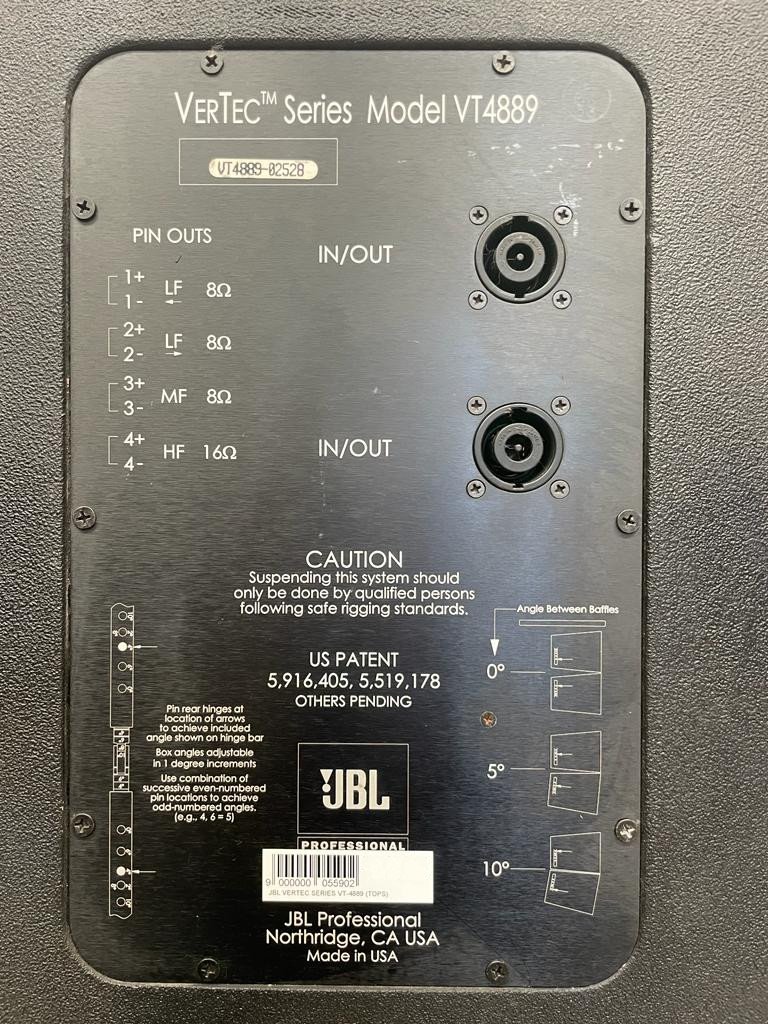 JBL VT4889 d'occasion